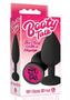 The 9`s - Booty Talk Silicone Butt Plug Bad Girl - Black